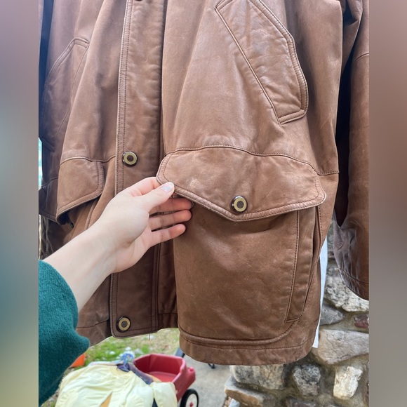 Vintage London Fog Leather Coat - Picture 5 of 12